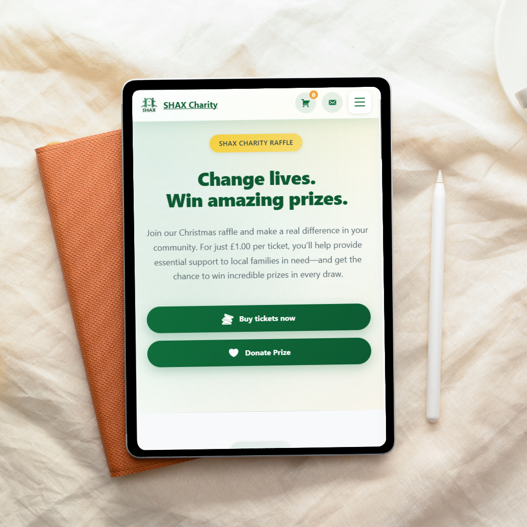 SHAX Charity - Re-use charity supporting families in Dumfries, Scotland